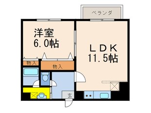 アビタシオン・ドゥの物件間取画像